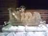 Carved Letters with Snowflakes